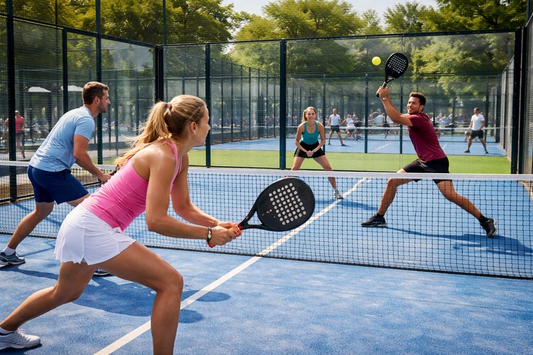 illustration de l'histoire du padel illustration de c'est quoi le padel ?