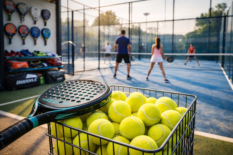 illustration de marché du padel