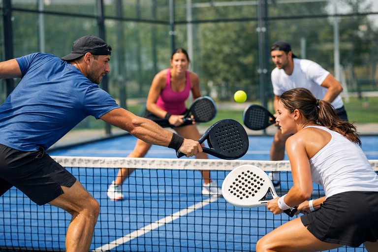 Illustration de quels muscles fait travailler le padel
