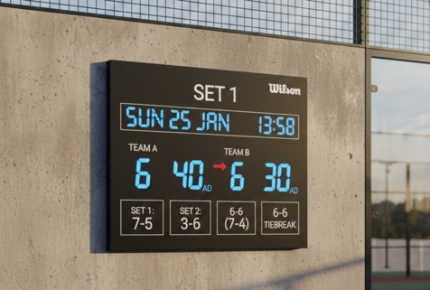 illustration du score au padel