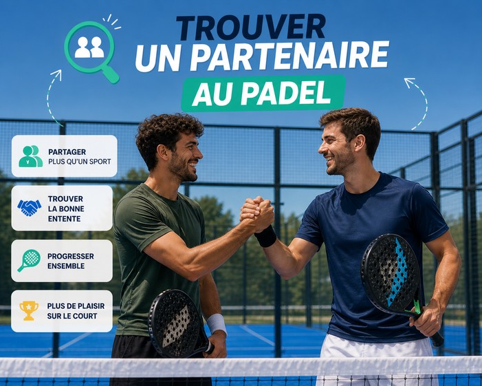 trouver un partenaire au padel